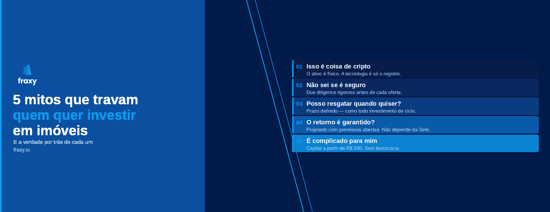 5 mitos sobre investimento em projetos imobiliários e a verdade por trás de cada um